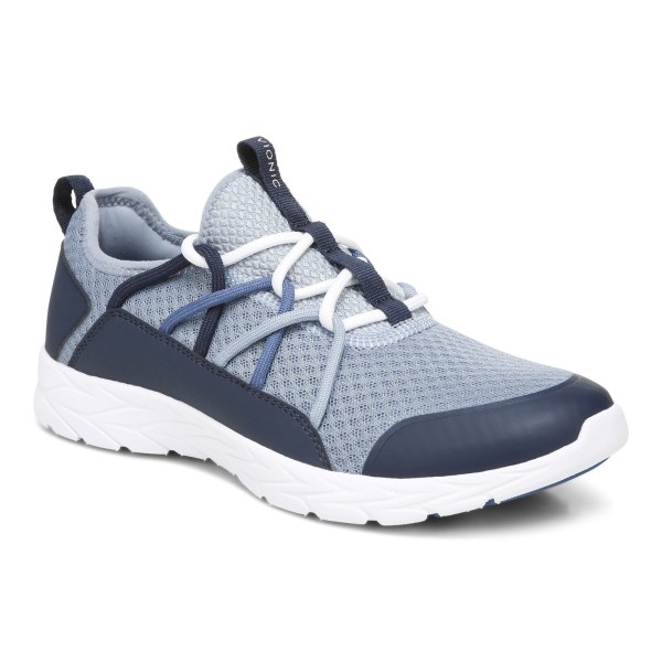 Vionic Trainers Ireland - Zeliya Lace Up Sneaker Navy - Womens Shoes Discount | PTOWR-9026